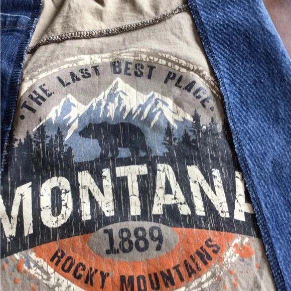 JuJu gear denim patchwork skirt - Picture 8 of 11